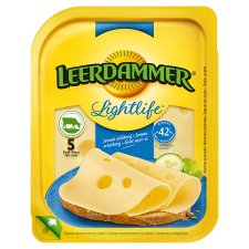 Leerdammer Lightlife laktózmentes félkemény félzsíros szeletelt sajt 100 g