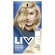 Schwarzkopf Live tartós hajfesték B10 Hűvös szőke