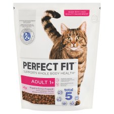 Perfect Fit Adult 1+ Complete Dry Food for Adult Cats Rich in Fresh Solomon 750 g