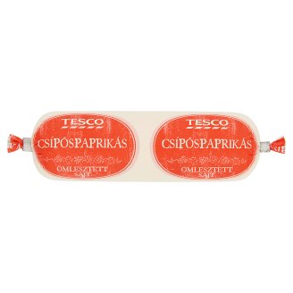 Tesco csípőspaprikás ömlesztett sajt 100 g