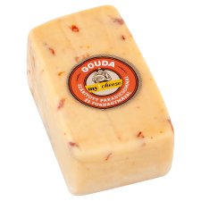 my!cheese félkemény zsíros frissen darabolt Gouda sajt szárított paradicsommal és fokhagymával