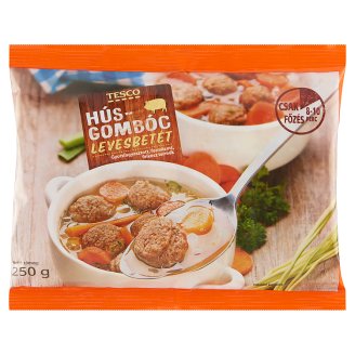 Tesco gyorsfagyasztott húsgombóc levesbetét 250 g