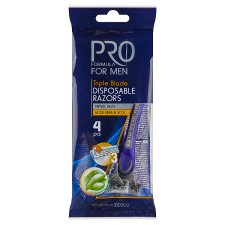 Tesco Pro Formula for Men Triple Blade Disposable Razors 4 pcs