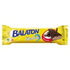 Balaton Újhullám Wafer Dipped in Dark Chocolate and Filled with Cocoa Cream 30 g