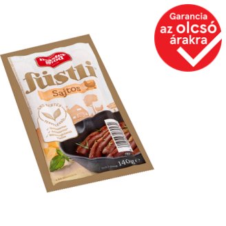 Sága Eredeti Füstli füst ízesítésű, pulykahúsból készült termék sajttal 140 g