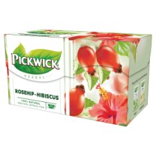 Pickwick Herbal Goodness Rosehip Tea with Hibiscus 20 Tea Bags 50 g