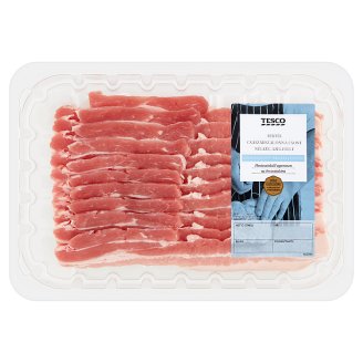 Tesco sertés császárszalonna csont nélkül, vékonyra szeletelve 320 g