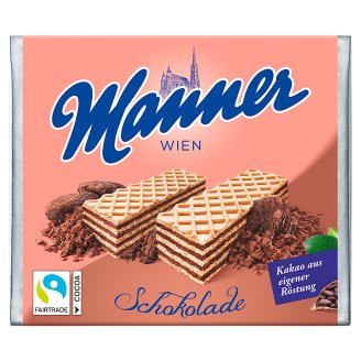 Manner csokoládékrémmel töltött ostyaszeletek 75 g