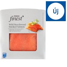 Tesco Finest Csendes-óceáni füstölt lazacfilé szeletek 150 g