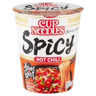 Nissin Cup Noodles instant tésztaleves csípős ízesítéssel 66 g