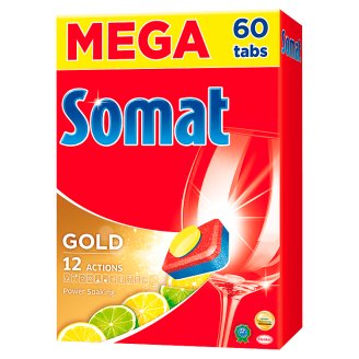 Somat Gold Lemon & Lime gépi mosogatószer tabletta 60 db 1140 g