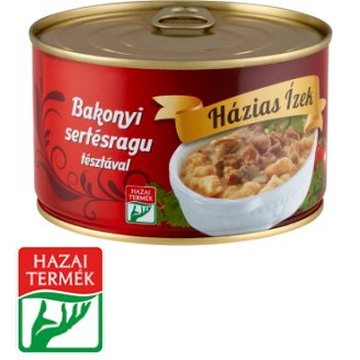 Házias Ízek bakonyi sertésragu tésztával 400 g
