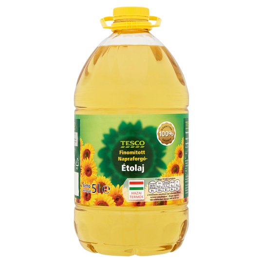 Tesco finomított napraforgó étolaj 5 l