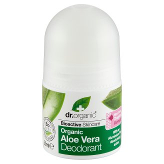 Dr. Organic Bioactive Skincare alumíniummentes golyós dezodor BIO aloe verával 50 ml