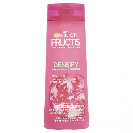 Garnier Fructis Densify sampon tartás nélküli lapos hajra 400 ml