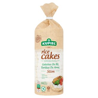 Kupiec Thin gluténmentes puffasztott natúr rizskeksz 90 g