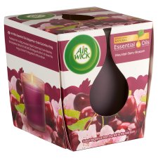 Air Wick Essential Oils Mountain Berry Blossom Aroma Candle 105 g