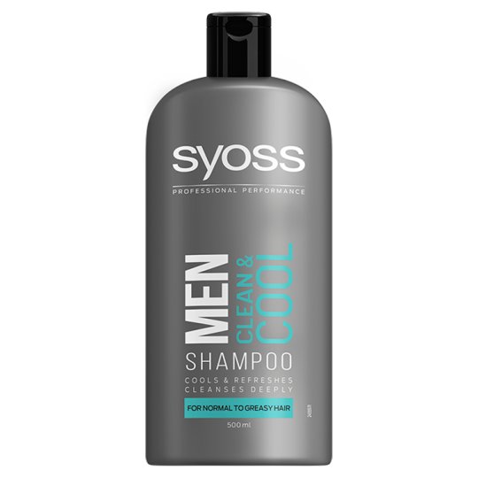 Syoss Men Clean & Cool sampon 500 ml