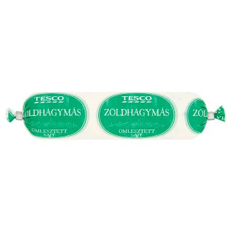 Tesco zöldhagymás ömlesztett sajt 100 g