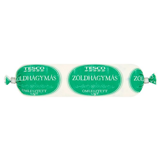 Tesco zöldhagymás ömlesztett sajt 100 g