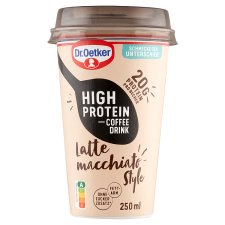 Dr. Oetker ESL zsírszegény magas fehérjetartalmú Latte Macchiato tejkészítmény 250 ml