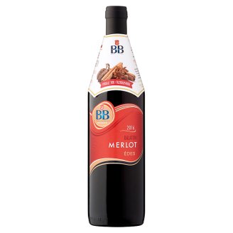 BB Balatoni Merlot Sweet Red Wine 0,75 l + Boiled Wine Spice Mix 10 g