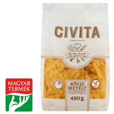 Civita rövid metélt gluténmentes száraztészta 450 g