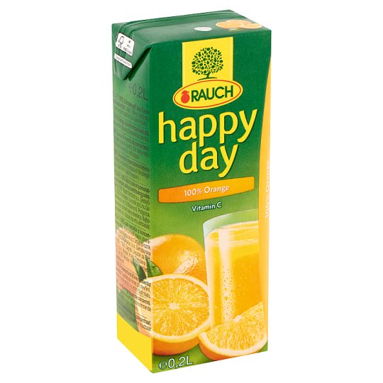 Rauch Happy Day 100% narancslé 0,2 l