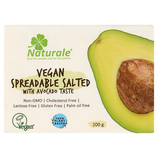Naturale vegán avokádó ízű kókusz olaj alapú kenhető növényi készítmény 200 g