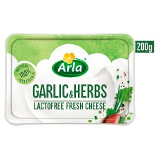 Arla fokhagymás fűszeres friss zsíros lágy laktózmentes krémsajt 200 g