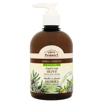 Green Pharmacy gyógynövényes folyékony szappan olíva kivonattal 465 ml