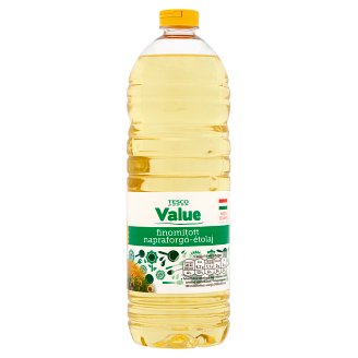 Tesco Value finomított napraforgó étolaj 1 l