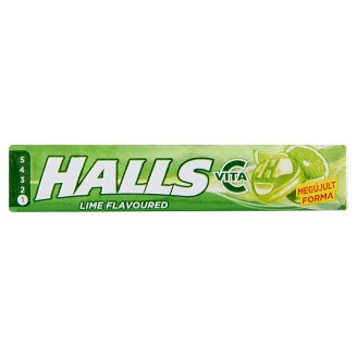 Halls Vita-C lime ízű keménycukorka C-vitaminnal 33,5 g