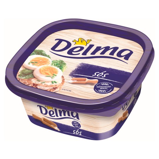 Delma light enyhén sós csészés margarin 500 g