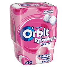 Orbit Refreshers Bubblemint Fruit and Mint Flavoured Sugar-Free Chewing Gum with Sweetener 67 g