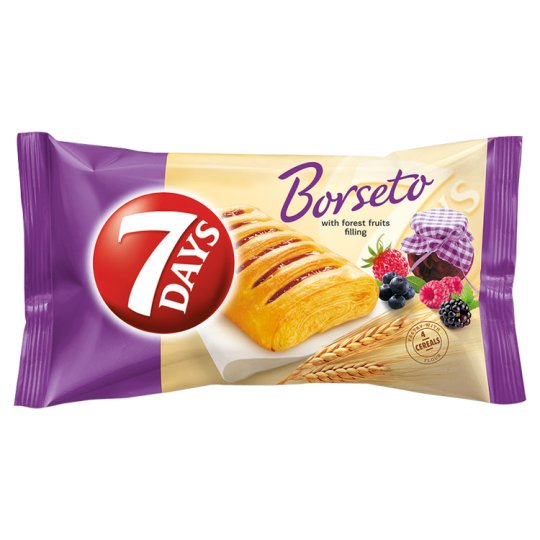 7DAYS Borseto Dough Product with Forest Fruits Filling 60 g