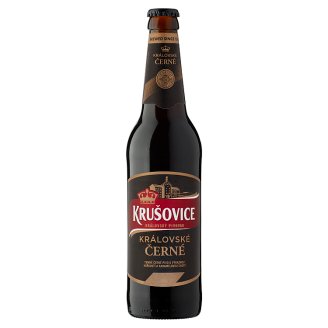 Krušovice Černé eredeti cseh import barna sör 3,8% 0,5 l