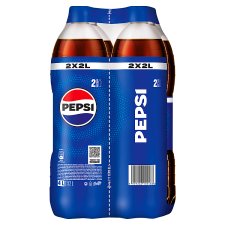 Pepsi Cola Flavoured Carbonated Drink with Sugar and Sweeteners 2 x 2 l