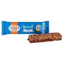 image 2 of Cerbona Coconut Muesli Bar with No Added Sugar and with Sweetener 20 g