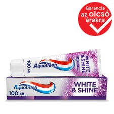 Aquafresh White & Shine fluoridos fogkrém 100 ml