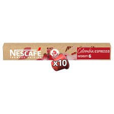 NESCAFÉ Farmers Origins Colombia Espresso őrölt pörkölt kávé kapszula 10 db 44 g 