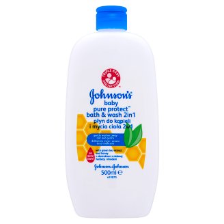 Johnson's Baby Pure Protect habfürdő és tusfürdő 500 ml