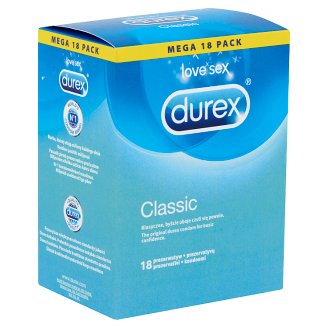 Durex Classic óvszer 18 db