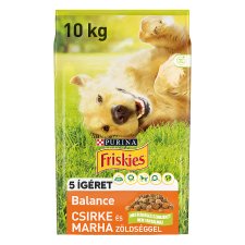 Friskies Balance száraz kutyaeledel csirkével és hozzáadott zöldségekkel 10 kg