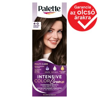 Schwarzkopf Palette Intensive Color Creme intenzív krémhajfesték 4-0 középbarna (N3)