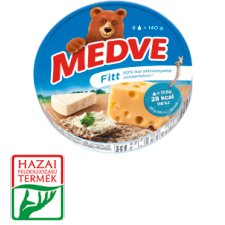 Medve fitt kenhető, félzsíros ömlesztett sajt 8 x 17,5 g (140 g)