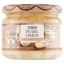 Tesco Pearl Onion in Sweet-Sour Brine 300 g