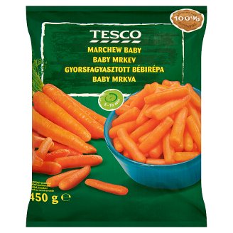 Tesco gyorsfagyasztott bébirépa 450 g