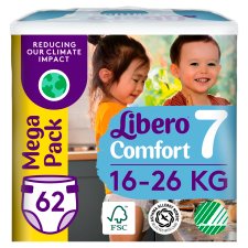 Libero Comfort pelenka, méret: 7, 16-26 kg, 62 db