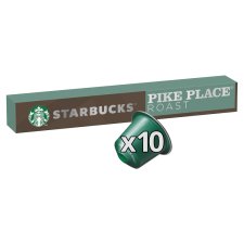 Starbucks by Nespresso Pike Place Roast Lungo őrölt, pörkölt kávé kapszula 10 db 53 g